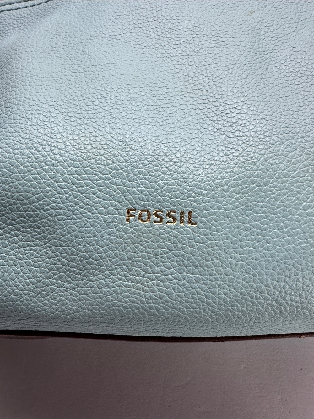 Fossil Pebbled Leather Mini Backpack in Mint - Picture 2 of 9